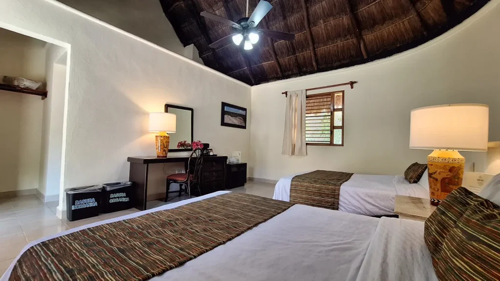 habitaciones hospedaje Hotel Villas Chicanná, Xpujil Campeche